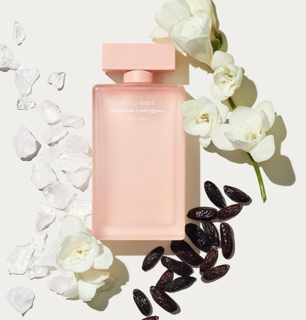 花香香水推介3 : narciso rodriguez for her MUSC NUDE  售价 : HK$600(30ML)/HK$900(50ML)/HK$1,200(90ML)