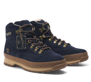 Men Euro Hiker Mid Lace-Up Boot - Dark Blue Suede, HK$594 (65% off)