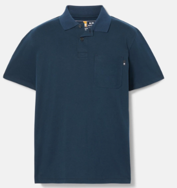 Men Chest Pocket Jersey Polo Shirt - Dark Sapphire, HK$299 (55% off)