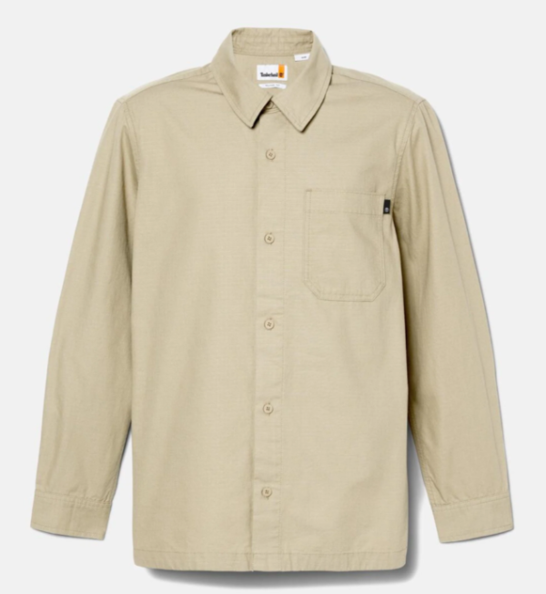 Men Ripstop Long Sleeve Overshirt - Lemon Pepper, HK$359 (60% off)