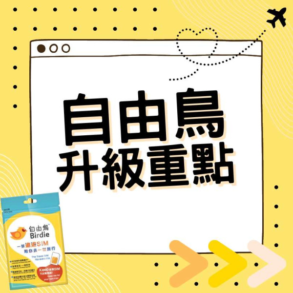 告別500MB後限速！自由鳥4個地區升級「無限全速數據」日費不變【附限時優惠碼】