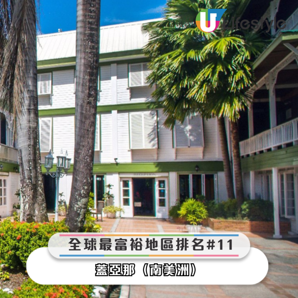 蓋亞那排名第十一（圖片來源：Cara Lodge Georgetown）