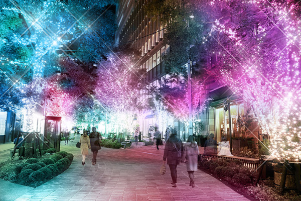 日比谷「HIBIYA Magic Time Illumination 2024」（圖片來源︰東京ミッドタウン日比谷官網）