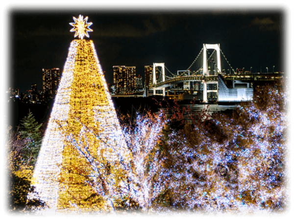 お台場イルミネーション「YAKEI」（圖片來源︰デックス東京ビーチ官網）