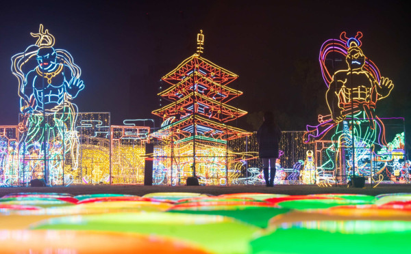 大阪城Illuminage 2024（圖片來源︰illuminagegroup.com）