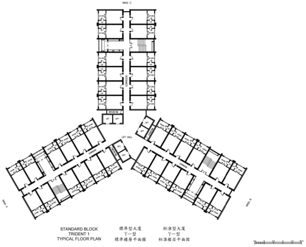 香港公屋類型︰Y型公屋（圖片來源︰房屋署）