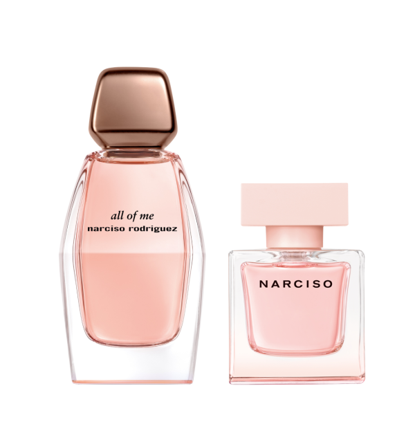玫瑰麝香香氛套裝 - all of me 淡香精 90ml - NARCISO cristal 淡香精 50ml 優惠價 HK$1,120 (價值 HK$2,020)
