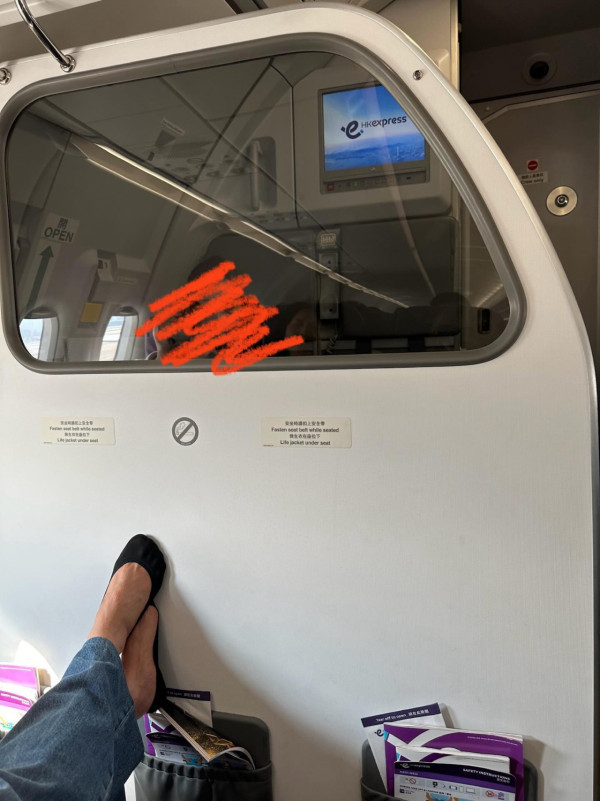 搭飛機驚見頭頂「有爪異形」橫行！網民估計係呢隻野生動物 