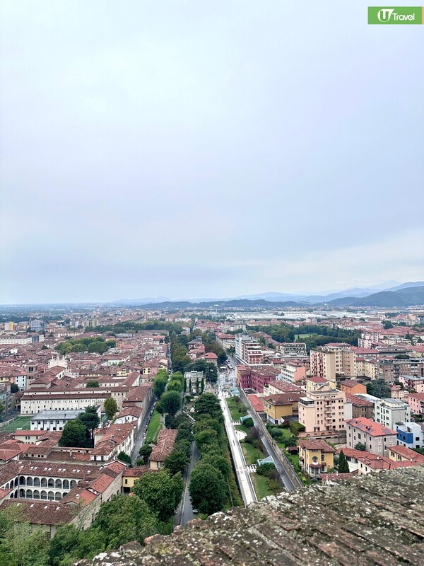 Castello di Brescia布雷西亞城堡，城堡頂部可俯瞰整個市區