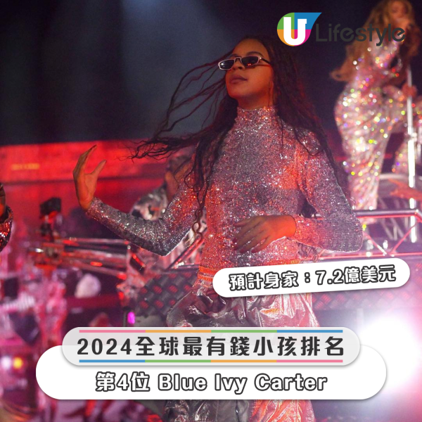 2024全球最有錢小孩排名 -【第4位 Beyoncé長女Blue Ivy Carter｜預計身家：7.2億美元】。圖片來源：IG@blueivy.carter