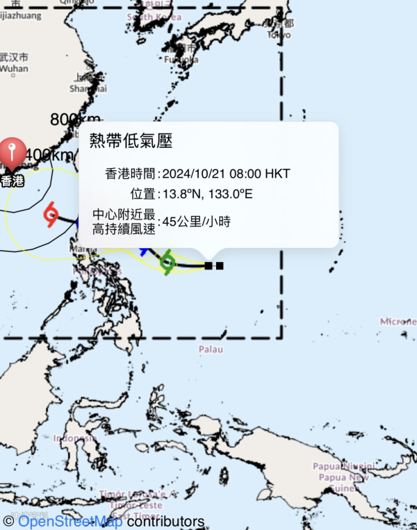 颱風潭美料移向海南島一帶！3大路徑預測潭美襲港機率有幾高？