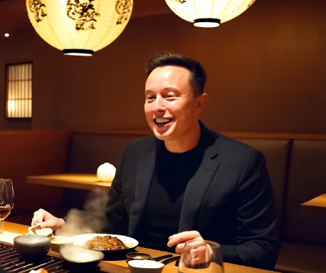 牛角老闆「秘密會面」Elon Musk上傳片段惹熱議：研究太空燒肉？