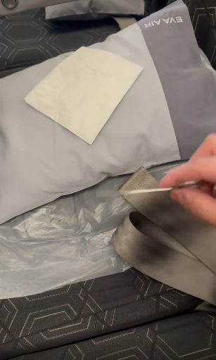 搭飛機坐低驚覺大腿刺痛 一看原來是1利器！網民質疑自編自導 