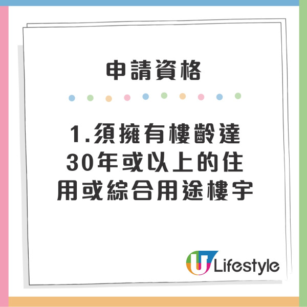 強制驗樓資助計劃申請資格