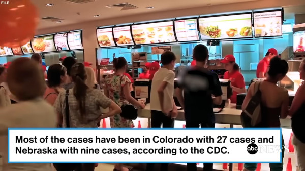 美國麥當勞爆大腸桿菌疫情 49人進食同款漢堡後中毒 1死10人住院