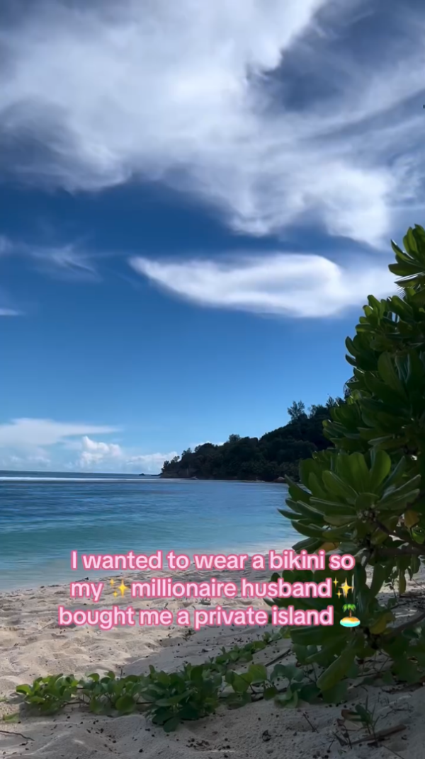 杜拜老公買下一座島只為妻能安心著Bikini 妻親揭驚人高價！ 
