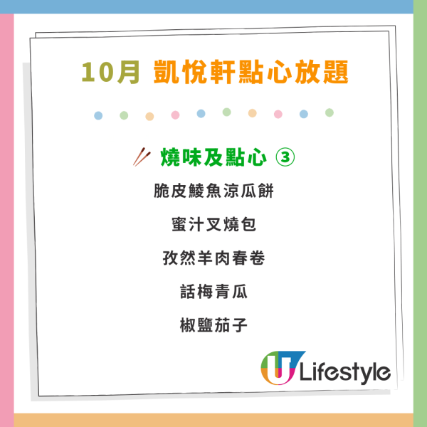 尖沙咀凱悅酒店點心放題優惠！$240起兩小時任食逾20款點心／蝦餃燒賣／蜜汁叉燒