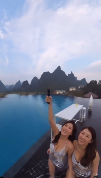 42歲前港姐冠軍遊杜拜 12歲女獲讚遺傳母親高䠷身材 