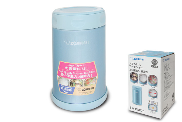 Zojirushi 不鏽鋼燜燒杯 0.75L (SWFCE75) 8,000 積分+$80（價值$428，限量1件）