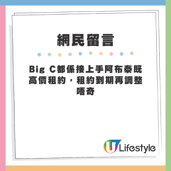 網友分析5原因引致香港Big C結業潮【5.香港租金高昂】