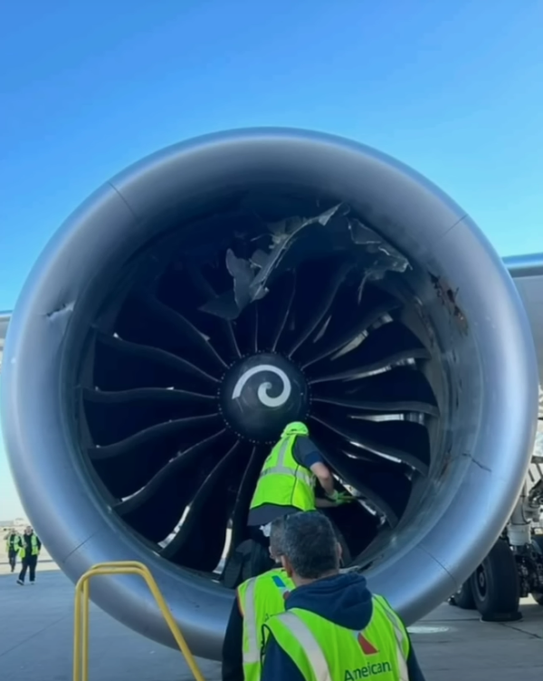 有片|芝加哥機場行李被吸入飛機引擎 行李如紙皮般絞碎 場面極驚險