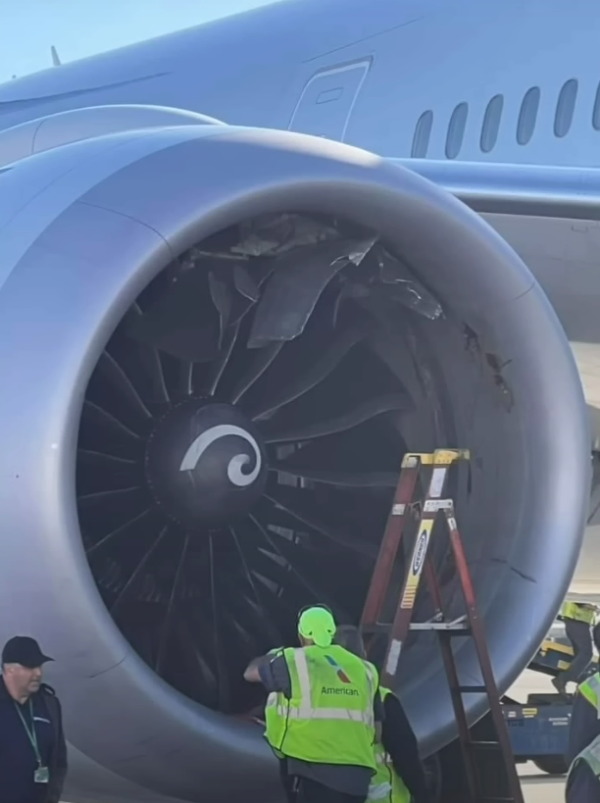 有片|芝加哥機場行李被吸入飛機引擎 行李如紙皮般絞碎 場面極驚險