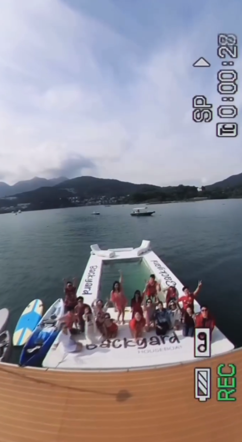 陳瀅大搞遊艇派慶生 陳瀅大搞遊艇派慶生