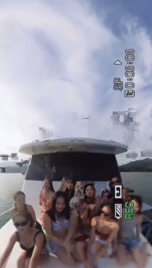 陳瀅大搞遊艇派慶生 陳瀅大搞遊艇派慶生