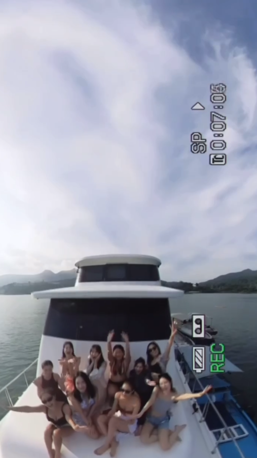 陳瀅大搞遊艇派慶生 陳瀅大搞遊艇派慶生