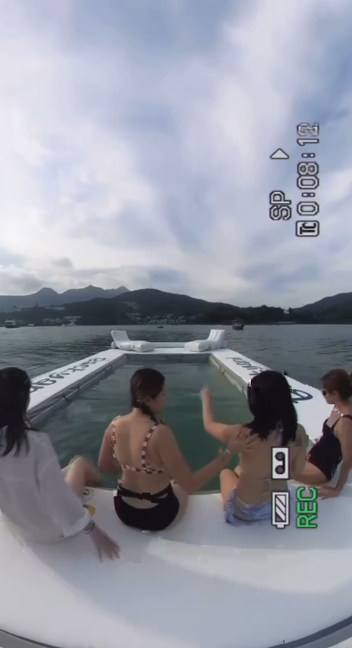 陳瀅大搞遊艇派慶生 陳瀅大搞遊艇派慶生