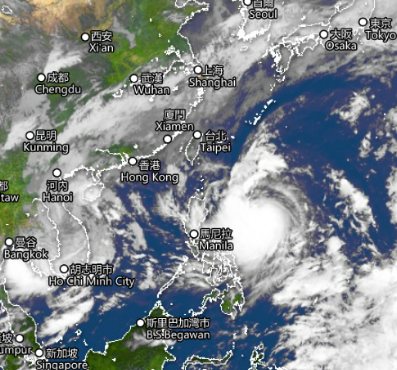 颱風康妮預料周四增強為超強颱風 料進入香港800公里範圍 即看預測路徑 