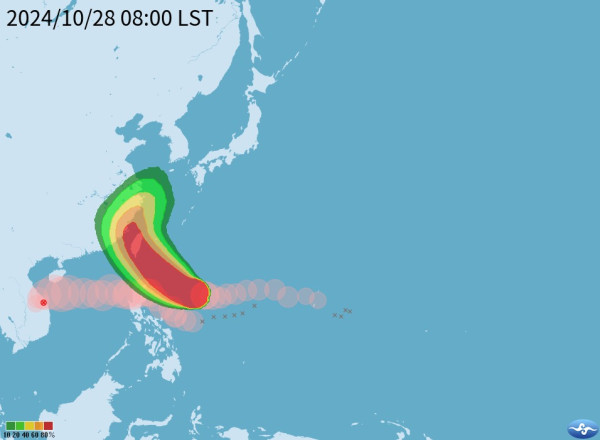 颱風康妮預料周四增強為超強颱風 料進入香港800公里範圍 即看預測路徑 