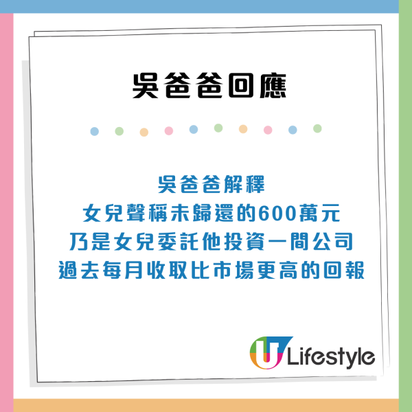 東張西望｜吳伯最新回應呻冤枉！絕無趕女兒出門 扣起$600萬真相係？事件大逆轉 網民：「鬼打鬼」