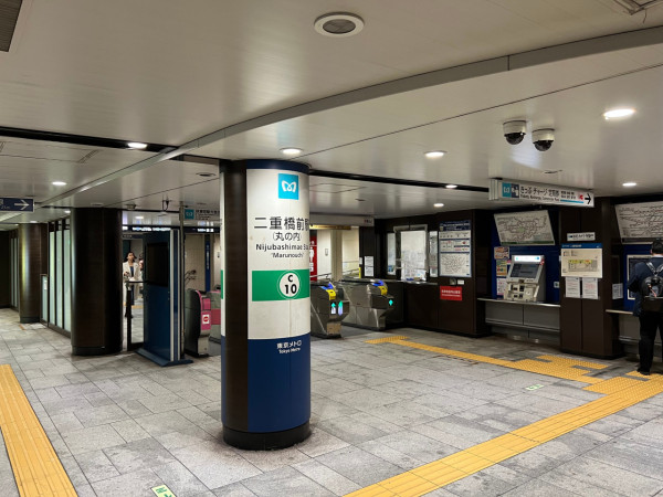 千代田線的二重橋前站（圖片來源：X@tokyometro_info）