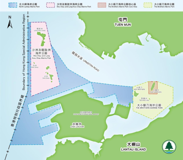 北大嶼海岸公園即日成立 面積2,400公頃屬全港最大