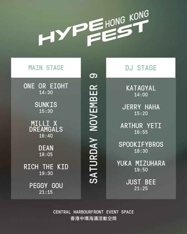 潮人好去處！香港首屆Hypefest一連兩日中環海濱舉行！跳蚤市集/ 户外音樂演出