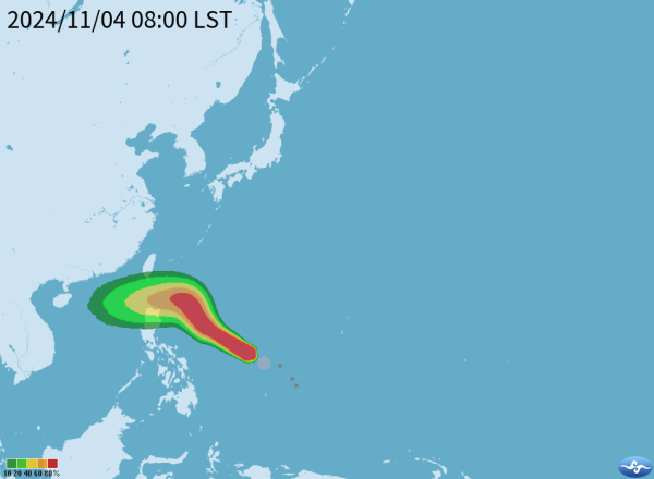 颱風銀杏|天文台將於今日12點40分發出一號戒備信號 附最新預測路徑