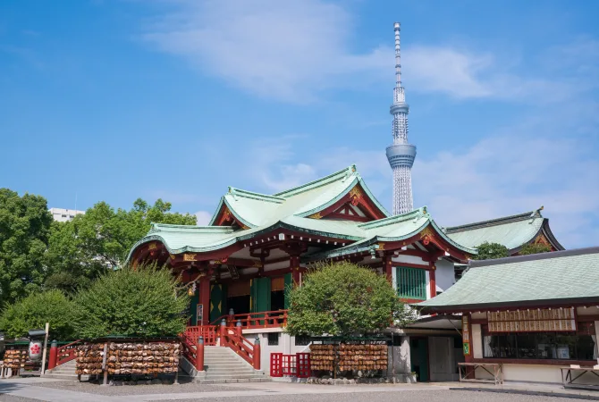 東京神社推薦 龜戶天神社（圖片來源：日本國家旅遊局）