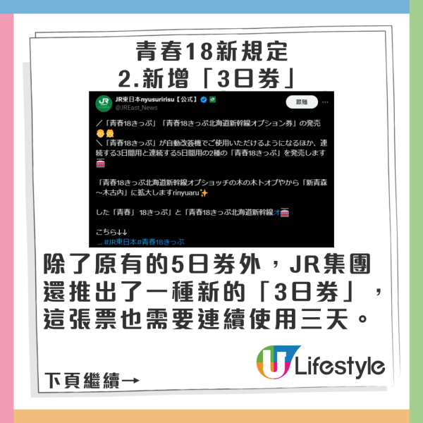 日本JR窮遊恩物「青春18」規則大收緊 網民發起聯署抗議 3大新規則一覽！ 