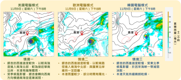 颱風銀杏|天文台將於今日12點40分發出一號戒備信號 附最新預測路徑