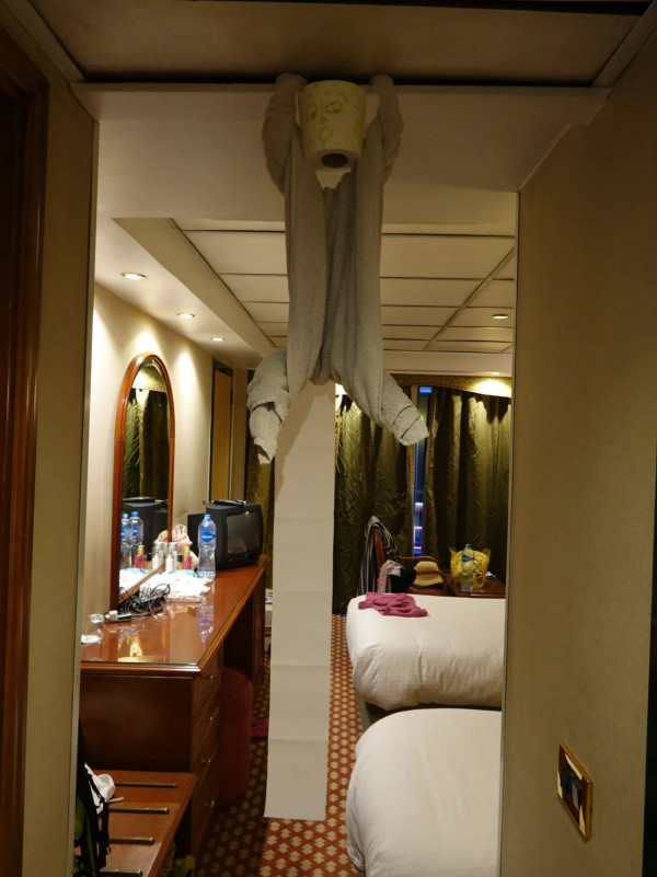 網民旅遊住酒店發現給小費每天有毛巾小驚喜 大量網民爆笑照分享 超強摺毛巾藝術 