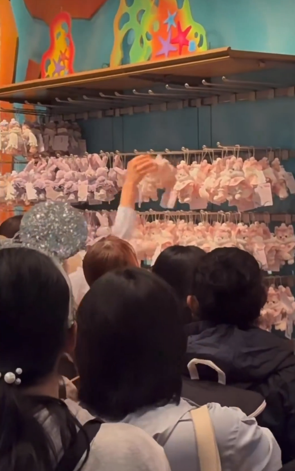 有片｜內地人拍片批代購瘋搶東京迪士尼商品 有人倒地要職員推輪椅 場面極度混亂 