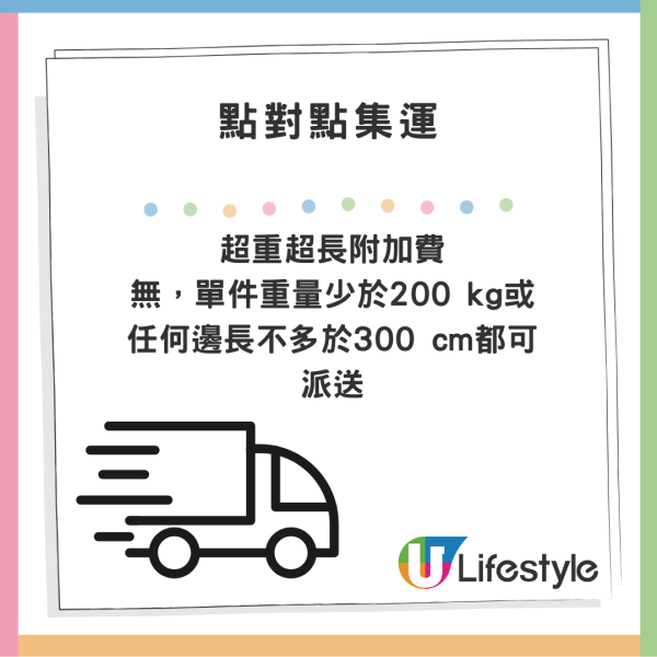 黠對點集運收費詳情