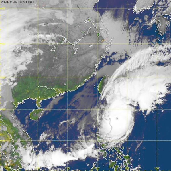 颱風銀杏|天文台將於今日12點40分發出一號戒備信號 附最新預測路徑