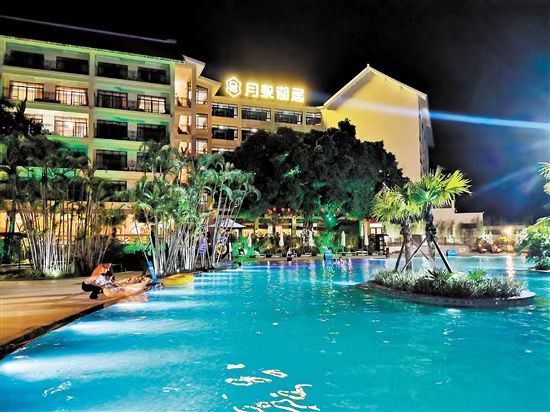 【旅遊鋒】古兜溫泉小鎮 極尚品味 月泉湖居 