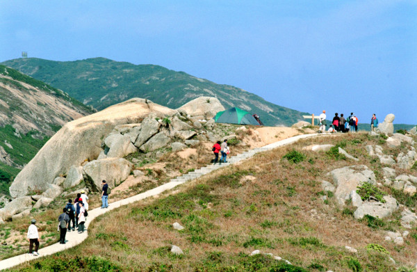 蒲台島景點 靈龜石（圖片來源：HKET圖片庫）