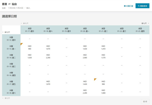 雙11優惠｜大灣區航空雙十一機票優惠$800起！飛大阪/仙台/德島包20kg行李