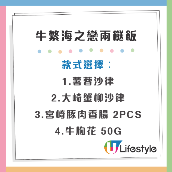 日式燒肉店牛繁推出燒肉兩餸飯$58起！十多款菜色任均選擇／任飲任食