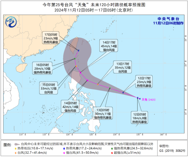 颱風天兔生成！11月四颱共舞史上首次極罕見 一文睇清颱風路徑