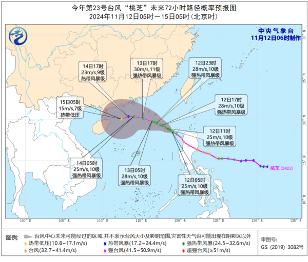 颱風天兔生成！11月四颱共舞史上首次極罕見 一文睇清颱風路徑